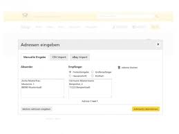 Registrierung bei der deutschen post. Versand Mit Internetmarke Avery Zweckform