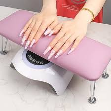 nail table desk manicure pillow cushion