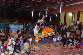 On his wife's behest and. Kathakali Performance At Suvarnavalli Pattena Folkland