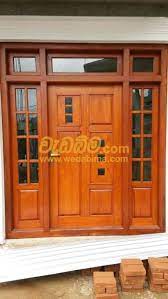 wooden door design in gaha in