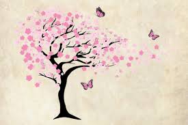 Cherry Blossom Tree Png Graphic By
