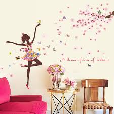 Flower Fairy Wall Stickers Erflies