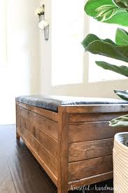Free shipping on orders over $35 and free store pickup. Simple Upholstered Storage Bench Build Plans Houseful Of Handmade