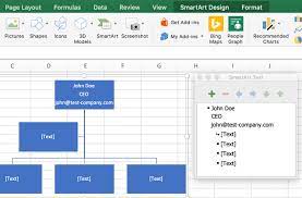 Hierarchy Chart In Excel Format gambar png
