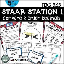 Start studying algebra 1 staar review. 5th Grade Staar Station 1 Decimal War Teks 5 2b Math Center In 2021 Math Center Staar Mini Booklet
