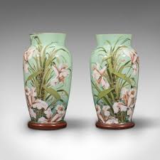 Opaque Glass Vases 1900s