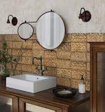 Ottoman Copper Porcelain Wall Tile