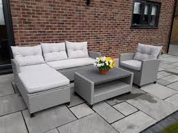 Stockholm Garden Chaise Lounge Set With