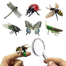 Pretend Insect Bug Figures Toys Set