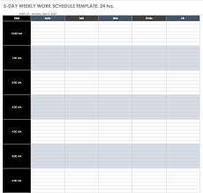 Different types of organizations and companies need these types of the template to maintaining their weekly to monthly staff activities. Free Work Schedule Templates For Word And Excel Smartsheet