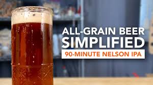 all grain beer brewing simplified