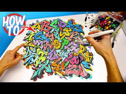 how to draw graffiti letters wild style