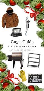 guy s guide his christmas list my