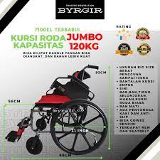 jual byrgir kursi roda jumbo lebih