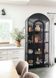 how to style a display cabinet