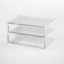 stackable acrylic storage case with
