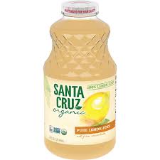 100 pure lemon juice santa cruz organic