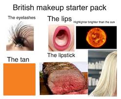 british makeup starter pack 9