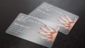 nail salon business card ideas