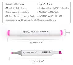 Touchnew Sketch Markers 60 Color Student Set