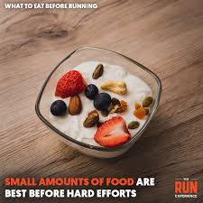 what to eat before running any distance