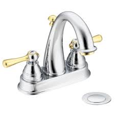 Antique brass lavatory faucet creative bathroom decoration pertaining to measurements 1485 x 1485 auf antique brass bathroom faucet moen. Moen 6121cp Chrome Polished Brass Kingsley Collection Double Handle Lavatory Faucet Classic Theme Pop Up Included Faucetdirect Com