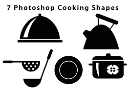 7 beautiful cooking shapes free