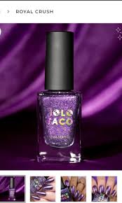 royal crush holo taco nail polish