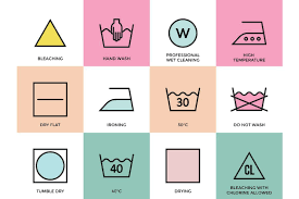 Clothing Labels And Laundry Symbols Easy Portrait Layouts