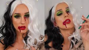 cruella de vil halloween makeup