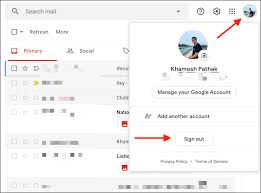 Now i can't access my own google account. How To Sign Out Of Gmail