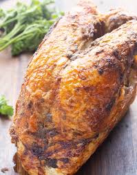 Because you can use boneless turkey breast instead of roasting the entire turkey. Roasted Air Fryer Turkey Breast Bone In Or Boneless My Forking Life