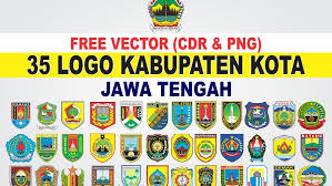 File:coat of arms of central java.svg. Free Vector Logo 35 Kabupaten Kota Jawa Tengah Cdr Png Tutoriduan Com