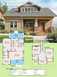 Bungalow House Plan With Flex Room