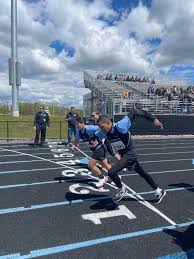 special olympics track meet held at