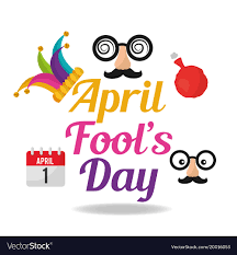 April fools day collection decoration icons Vector Image