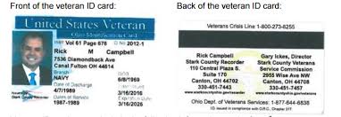 The card is available free from the va for all honorably discharged veterans. New Standard Ohio Veteran Id Card Created