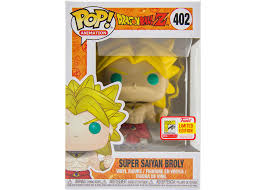 In the movie, broly was voiced in english by vic mignogna, who also voiced the dragon ball z version of broly. Funko Pop Animation Dragonball Z Broly Super Saiyan Sdcc Figure 402