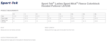 Sport Tek Clothing Size Chart Rldm