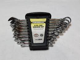 performax 9 piece sae wrench set new