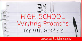 31 free high writing prompts for