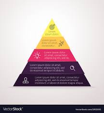 Pyramid For Infographics Chart Diagram