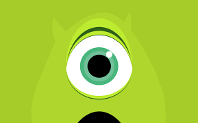 monsters mike s eye wallpaper
