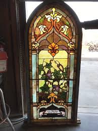 Ark 1 Antique Arch Top Stained Glass