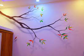3d Wall Painting Tree Branch Wall Art