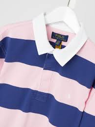A rugby shirt, also known as a rugby jersey, is worn by players of rugby union or rugby league. Polo Ralph Lauren Teens Rugby Shirt Aus Baumwolle In Rose Online Kaufen 1315519 P C Online Shop Osterreich