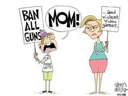 political cartoon u s gun violence