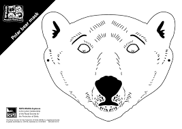 Polar Bear Mask Printables Template For Pre K 6th Grade