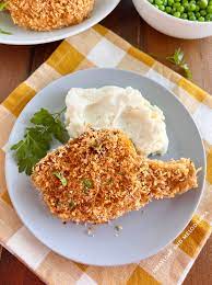 baked breaded pork chops meatloaf and