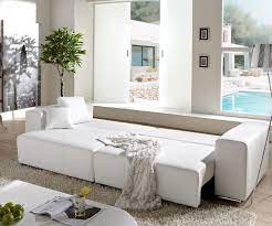 Big sofas mit einer hohen rückenlehne kannst du wunderbar als raumteiler nutzen. Couch Marbeya Weiss 290x110 Cm Mit Schlaffunktion Big Sofa Ebay